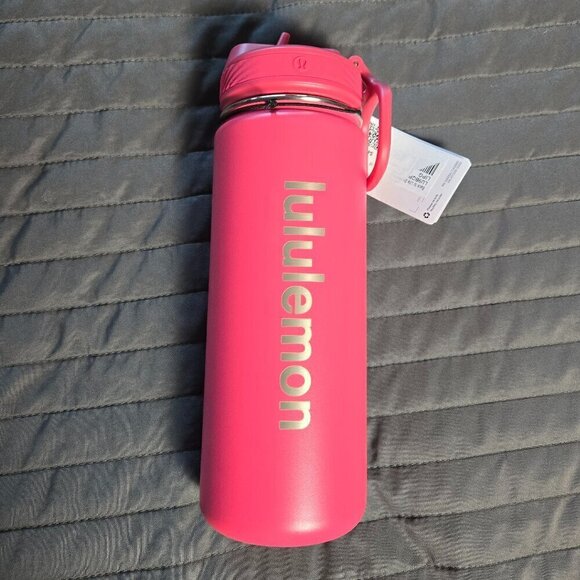NWT Lululemon Back to Life Sport Bottle 18oz *Straw Lid - Lipgloss - Picture 1 of 3
